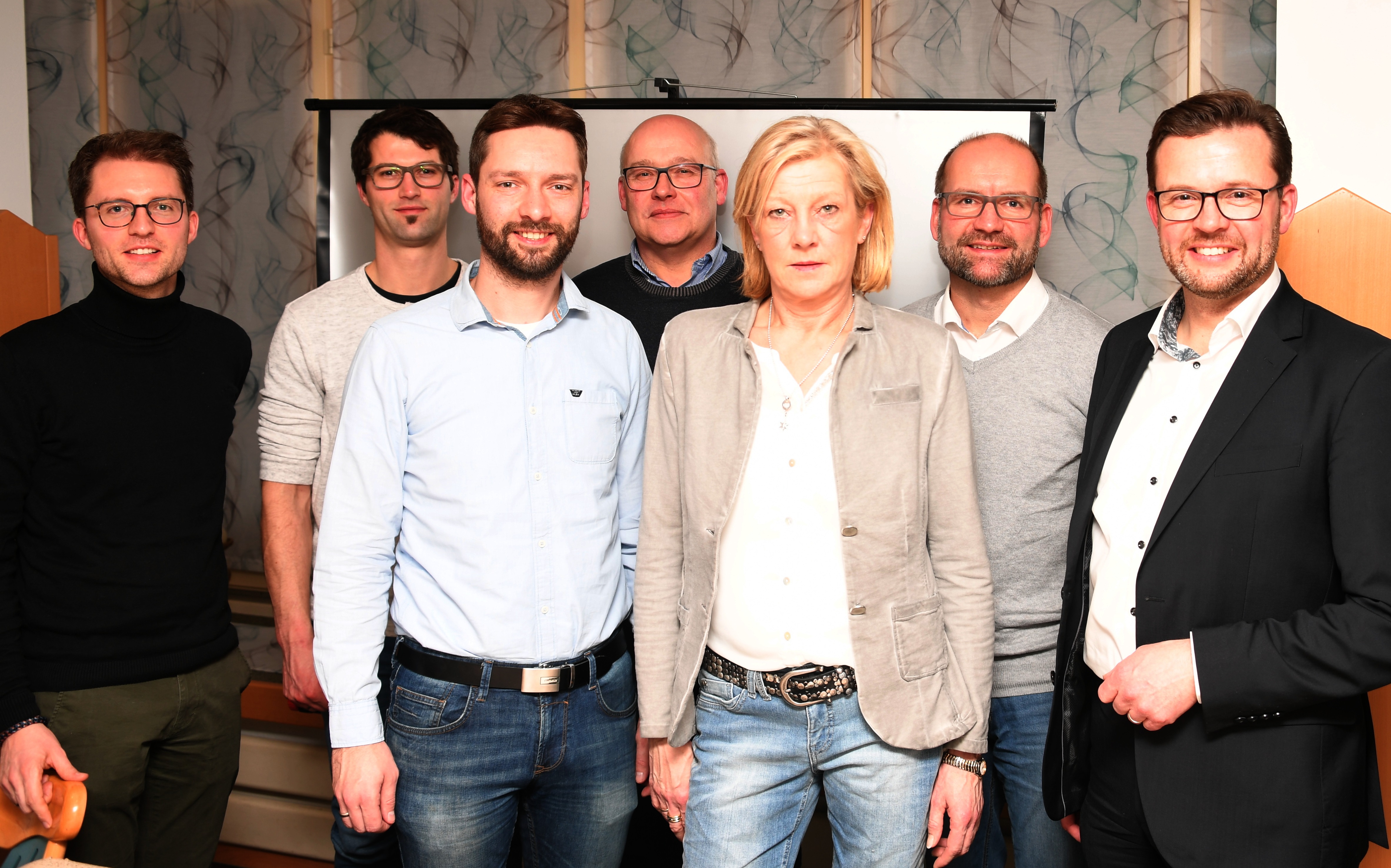 von links: Dr. Christian Brockschnieder, Ulrich Meiwes, Sebastian Schnusenberg, Andreas Böckmann, Ute Sommer, Matthias Strotmann und Raphael Tigges von links: Dr. Christian Brockschnieder, Ulrich Meiwes, Sebastian Schnusenberg, Andreas Böckmann, Ute Sommer, Matthias Strotmann und Raphael Tigges