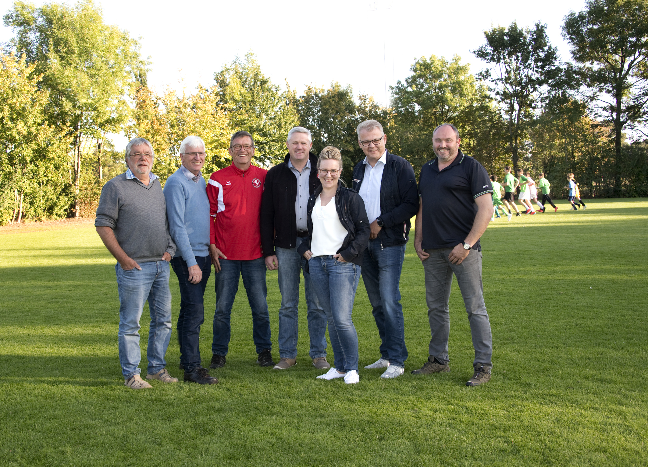 Raimund Pröger, Wenzel Schwienheer, Meinolf Hillemeier, Frank Hesse, Diana Kochtokrax, Manfred Rehkemper und Hubert Schulte-Tickmann
