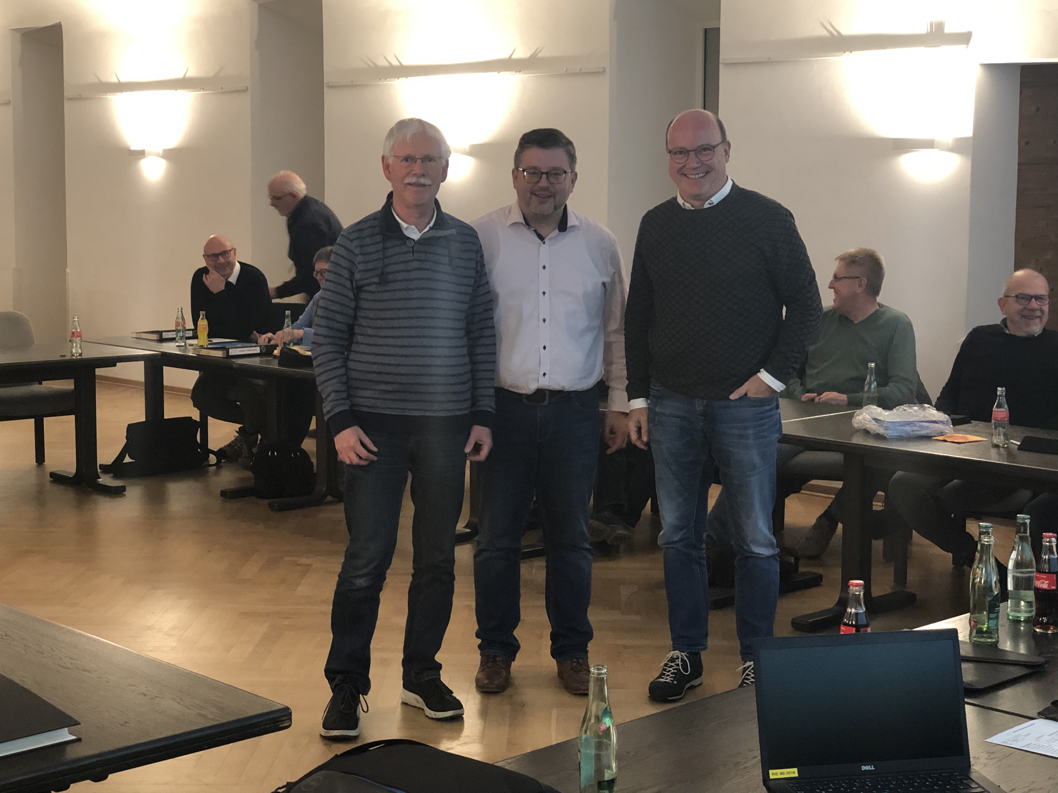 von links: Dr. Reinhard Hochstetter, Marco Talarico, Dr. Ulrich Oeverhaus